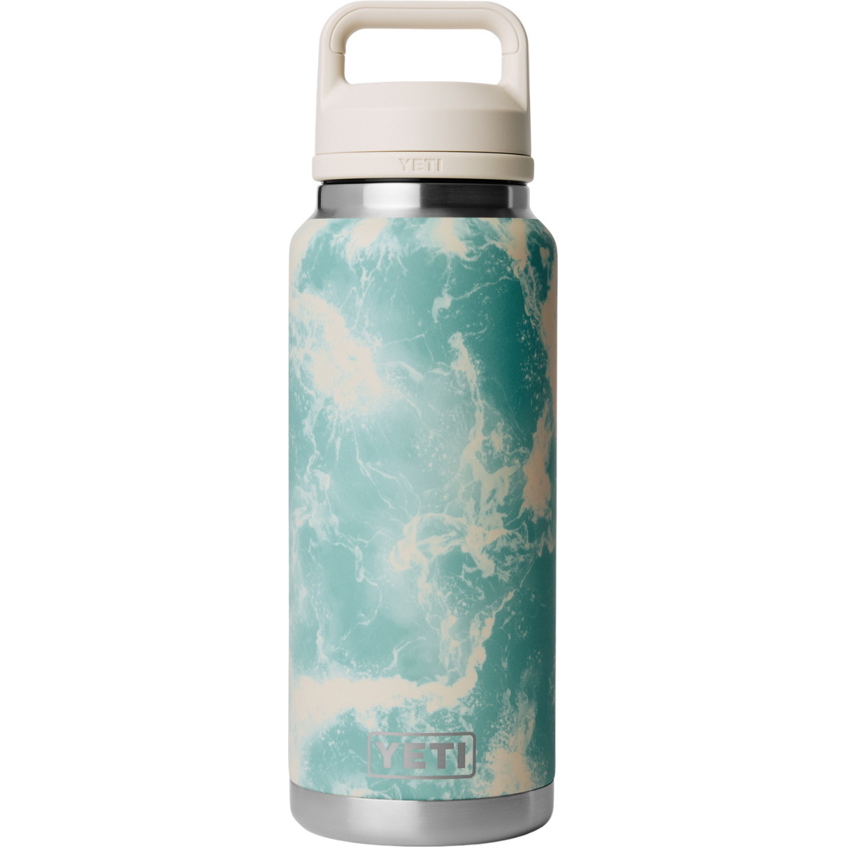 2026 YETI Rambler 36 Oz Bottle Chug 70000007268 - Seafoam Pattern